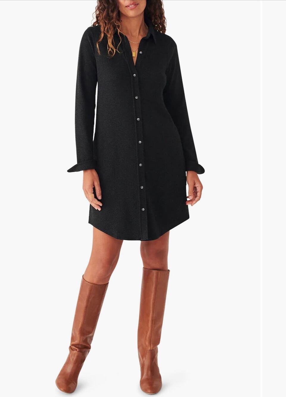 Flaherty Legend Shirt Dress - Heather Twill - XL